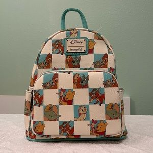 Disney Teal Best Friends Bag! Disney multi mint sidekick Loungefly Mini Backpack